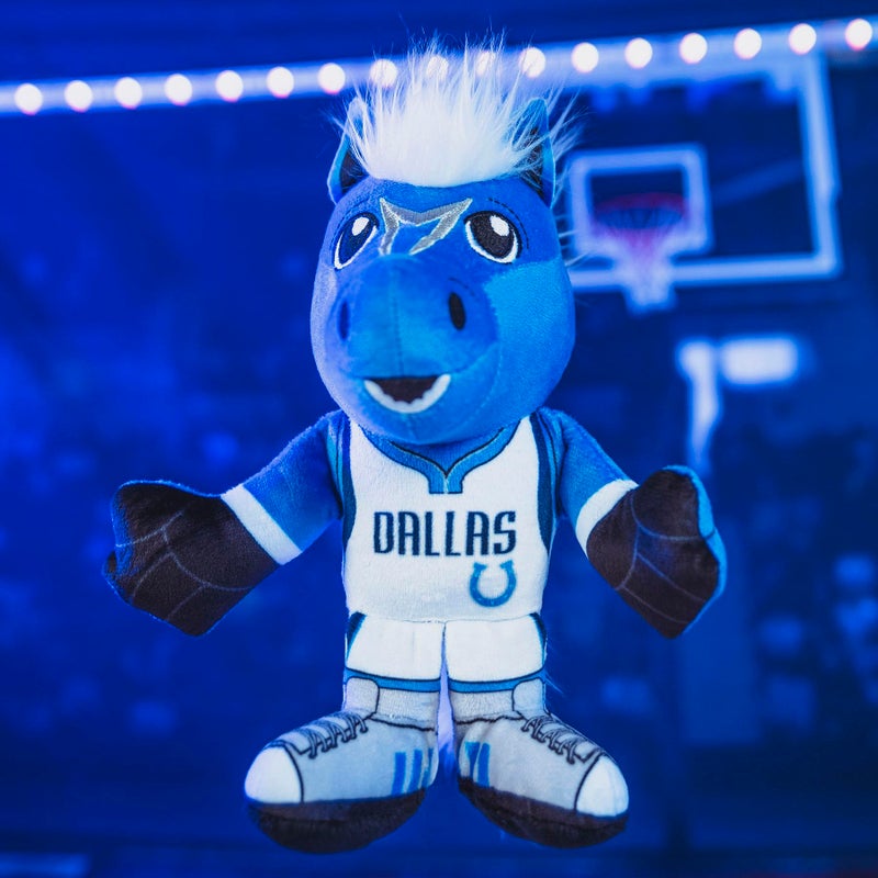 Bleacher Creatures Dallas Mavericks Champ 8"" NBA Kuricha Mascot Sitting Plush- Soft Chibi Inspired Mascot - Image 2